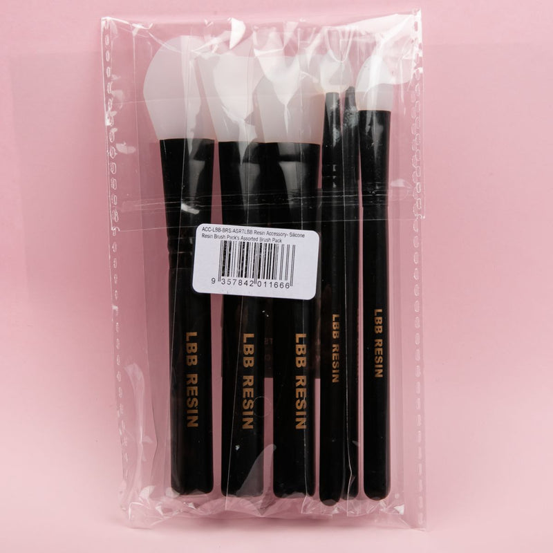 Thistle LBB Resin Accessory- Silicone Resin Brush Pack's Assorted Brush Pack Modelling and Casting Tools and Accessories