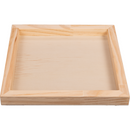 Tan Art Studio Wooden Panel 20x20cm 20mm Deep Canvas and Painting Surfaces