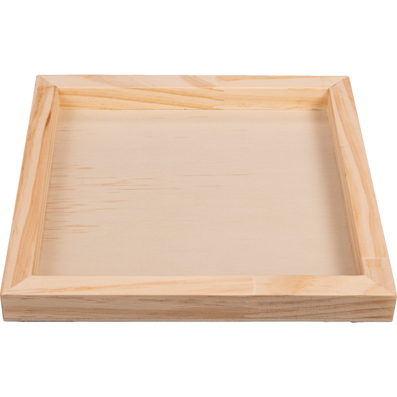 Tan Art Studio Wooden Panel 20x20cm 20mm Deep Canvas and Painting Surfaces