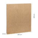 Dark Khaki Art Studio Wooden Panel 20x25cm 20mm Deep Canvas and Painting Surfaces