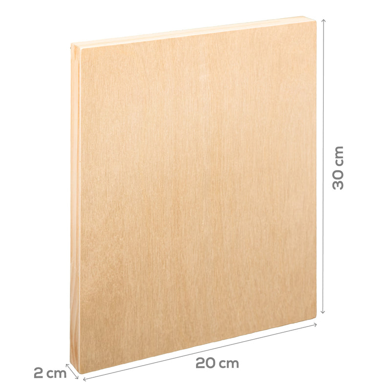 Tan Art Studio Wooden Panel 25x30cm 20mm Deep Canvas and Painting Surfaces