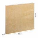 Tan Art Studio Wooden Panel 30x30cm 20mm Deep Canvas and Painting Surfaces
