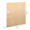 Tan Art Studio Wooden Panel 30x40cm 20mm Deep Canvas and Painting Surfaces