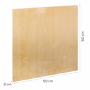 Tan Art Studio Wooden Panel 50x50cm 20mm Deep Canvas and Painting Surfaces