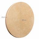 Tan Art Studio Round Wooden Panel 40cm Diameter 20mm Deep Canvas and Painting Surfaces