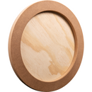 Tan Art Studio Round Wooden Panel 40cm Diameter 20mm Deep Canvas and Painting Surfaces