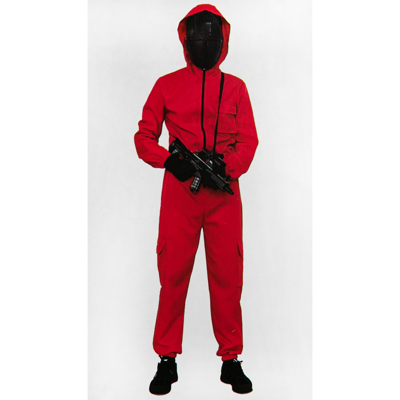 Lavender Halloween Masked Guard Costume Extra Large Halloween