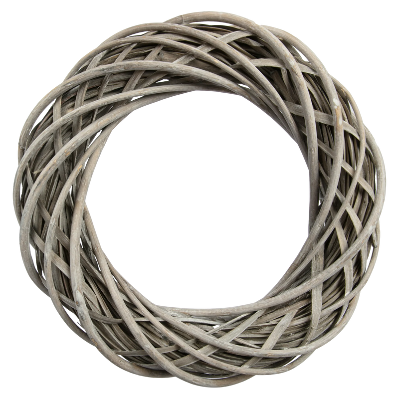 Make a Merry Christmas Whitewashed Willow Wreath 30cm
