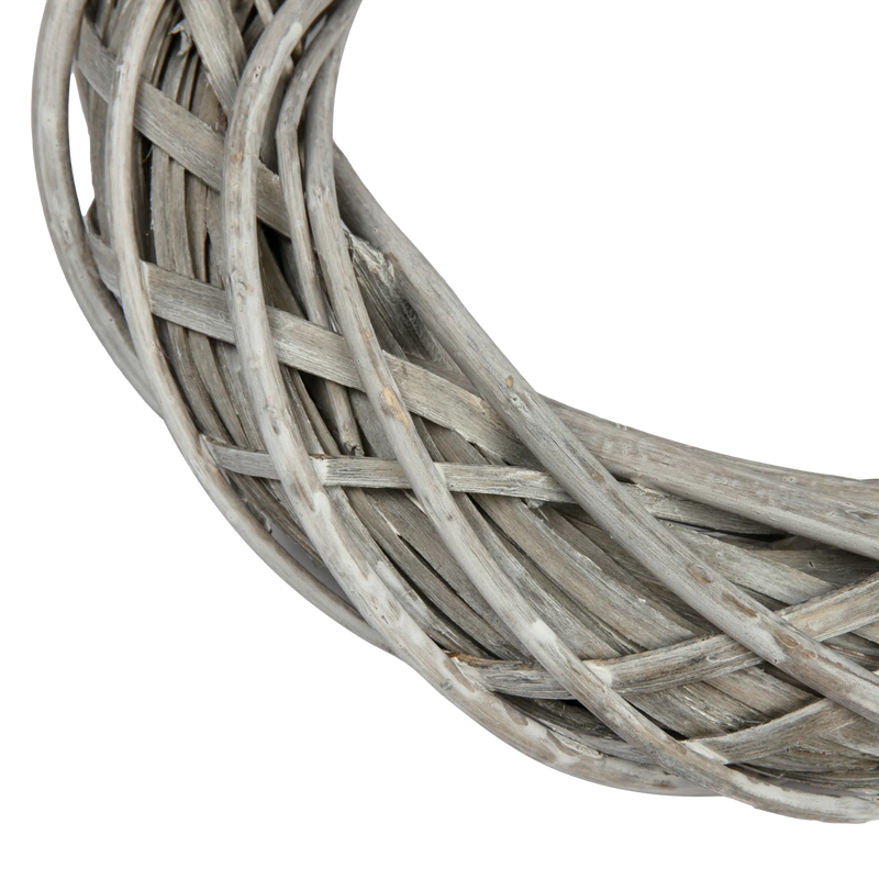 Make a Merry Christmas Whitewashed Willow Wreath 30cm