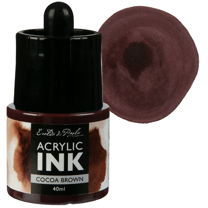 Eraldo Di Paolo Acrylic Ink 40ml  - Cocoa Brown