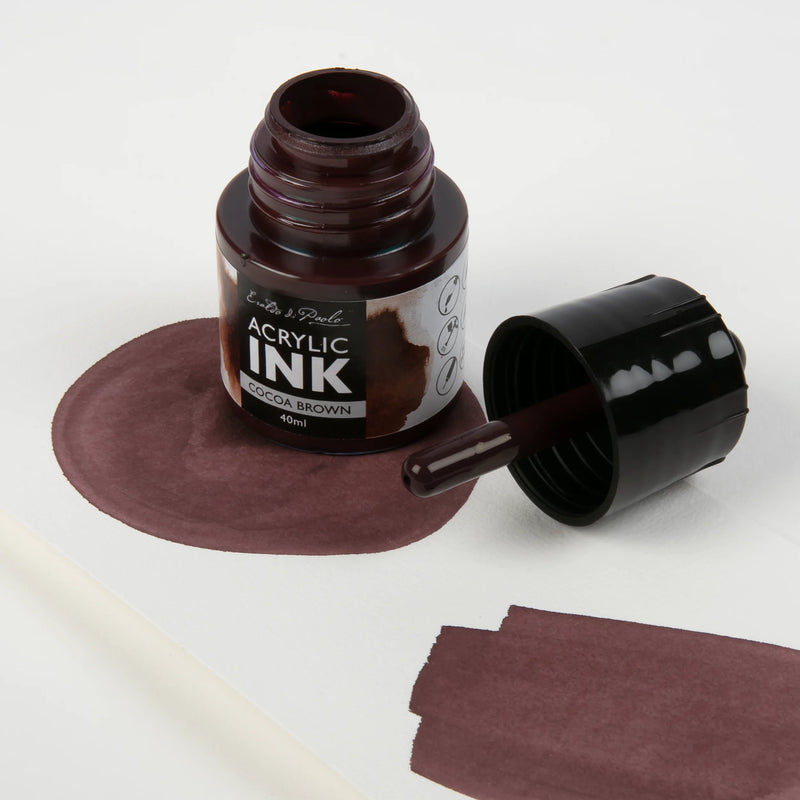 Eraldo Di Paolo Acrylic Ink 40ml  - Cocoa Brown