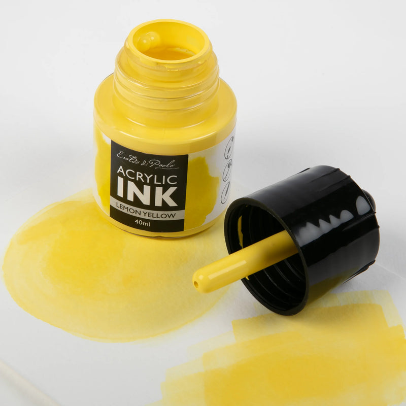 Eraldo Di Paolo Acrylic Ink 40ml  - Lemon Yellow
