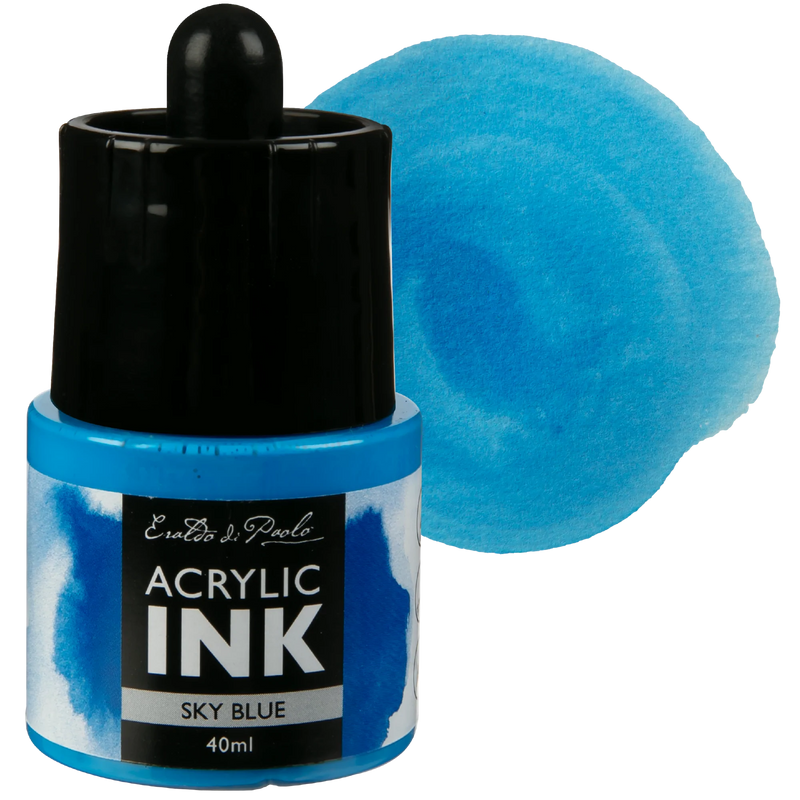 Eraldo Di Paolo Acrylic Ink 40ml  - Pale Blue