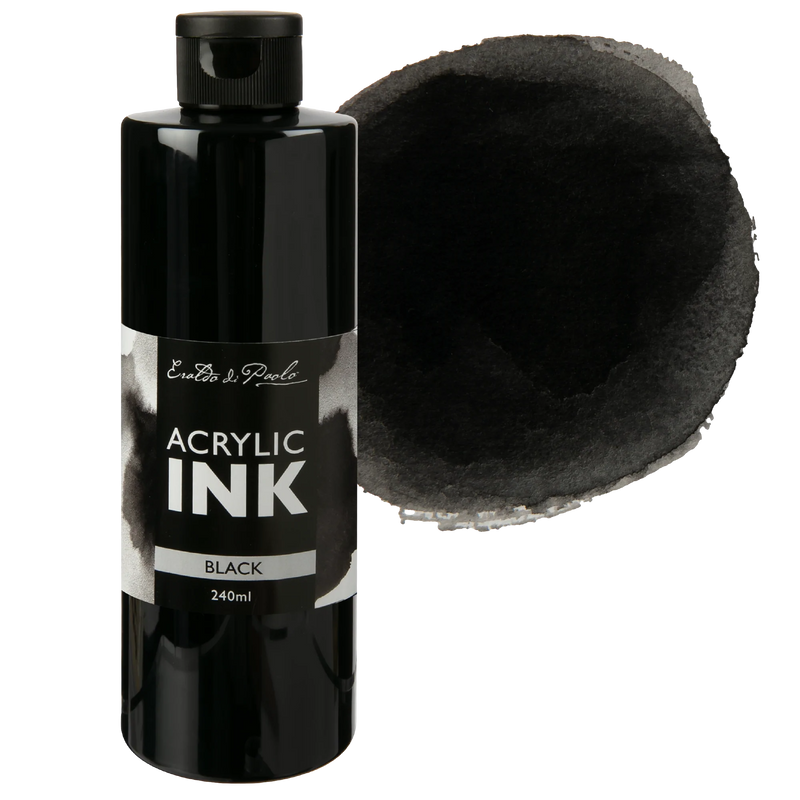 Eraldo Di Paolo Acrylic Ink 240ml  - Black