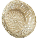 Tan Urban Crafter Bleached Split Willow Contoured Round Basket Medium 30 x 30 x 12cm Boxes