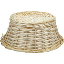 Tan Urban Crafter Bleached Split Willow Contoured Round Basket Medium 30 x 30 x 12cm Boxes