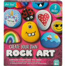 Maroon Art Star Rock Art Painting Kit (9 Rocks) Kids Craft Kits