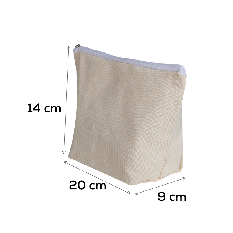 Dark Gray Urban Crafter   Canvas Utility Pouch 20.5x14x6cm Fabric Painting Surfaces