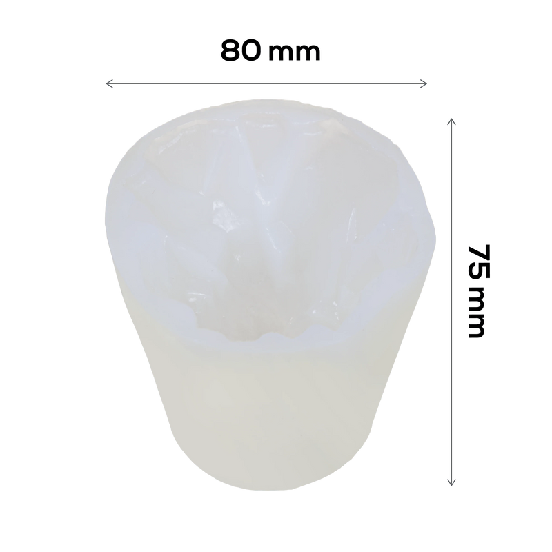 Urban Crafter Iceberg Candle Mould 75x85mm