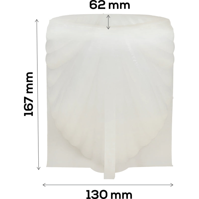 Urban Crafter Large Scallop Coral Candle Mould 130x73x167mm