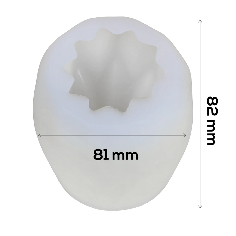 Urban Crafter Multi Star Candle Mould 82x81mm
