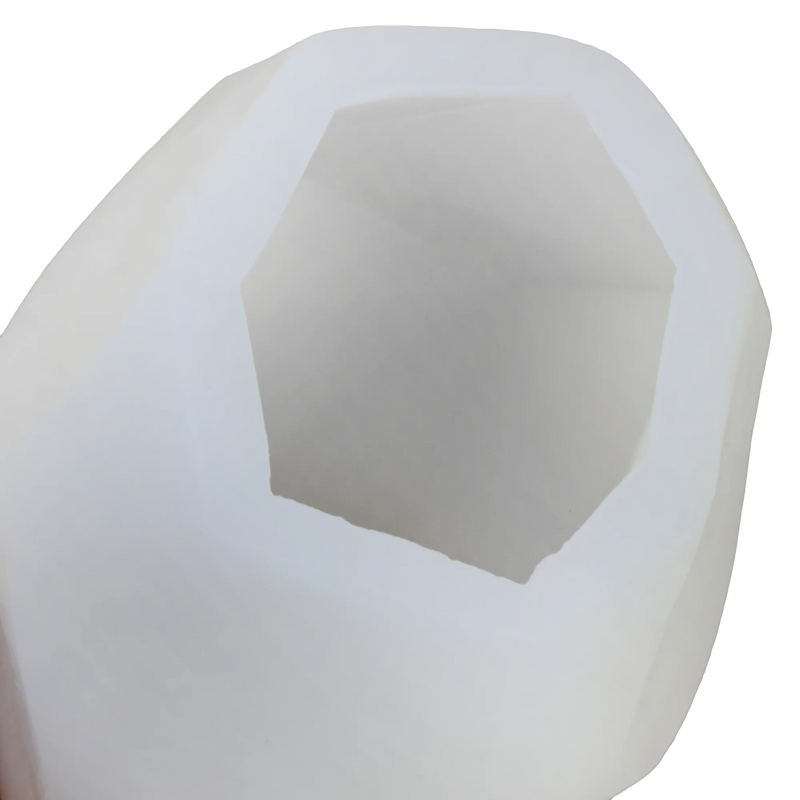 Urban Crafter Diamond Shaped Stone Candle Mould 89x86x140mm