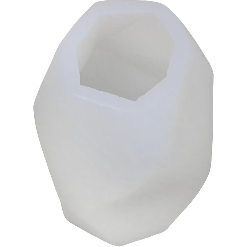 Urban Crafter Diamond Shaped Stone Candle Mould 89x86x140mm