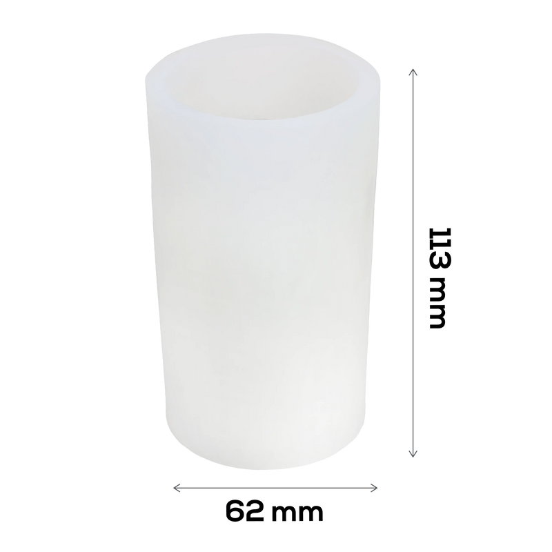 Urban Crafter Pointed Top Cylinder Candle Mould 62x113mm