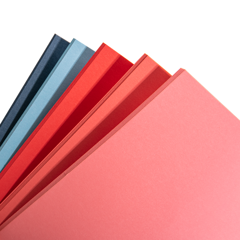 The Paper Mill Coloured Core Smooth Cardstock 180gsm 6 x 6" 25 Sheets Sunset
