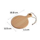 Rosy Brown Urban Crafter Beech Round Serving Board 11.7x17x1.2cm Woodcraft