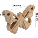 Rosy Brown Tim and Tess Pine Butterfly Kids Craft Basics