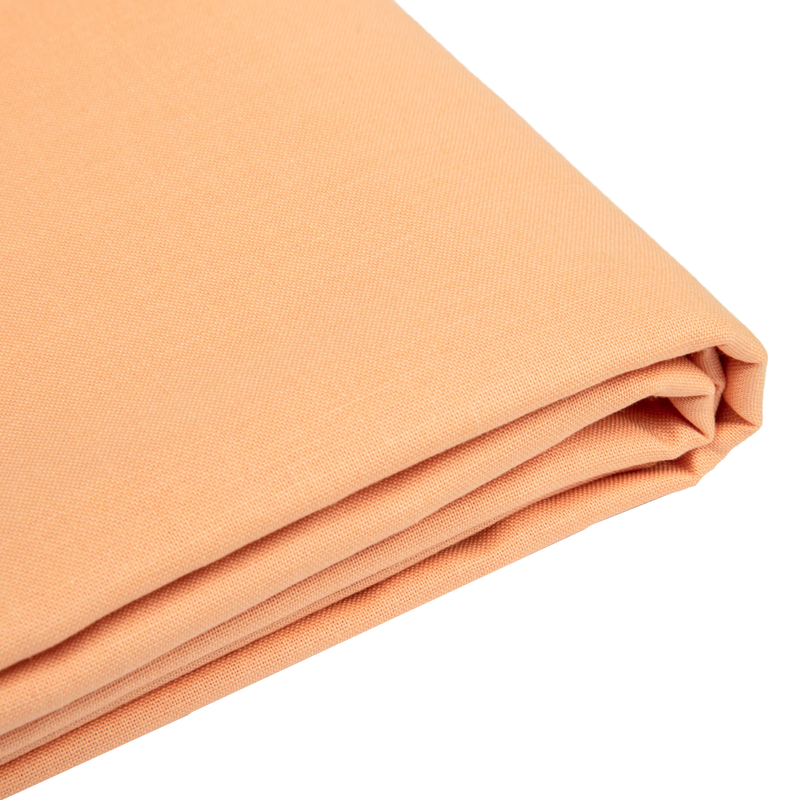 Solid Colour Quilting and Craft Fabric-Honey Apricot 100% Cotton 112cm X 2m, 140gsm (1 Piece)
