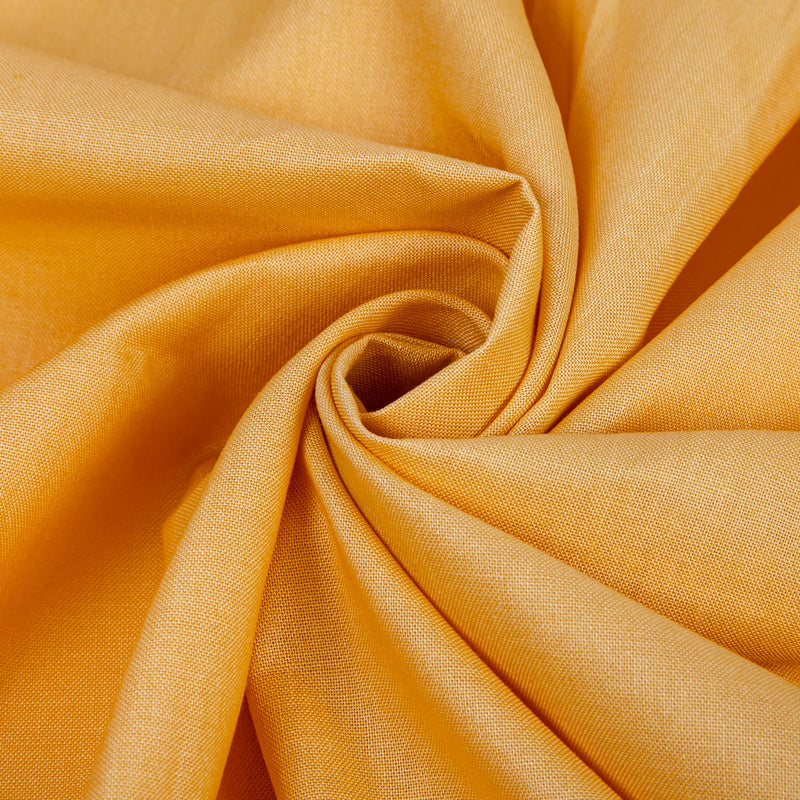 Solid Colour Quilting and Craft Fabric-Mustard 100% Cotton 112cm X 2m, 140gsm (1 Piece)