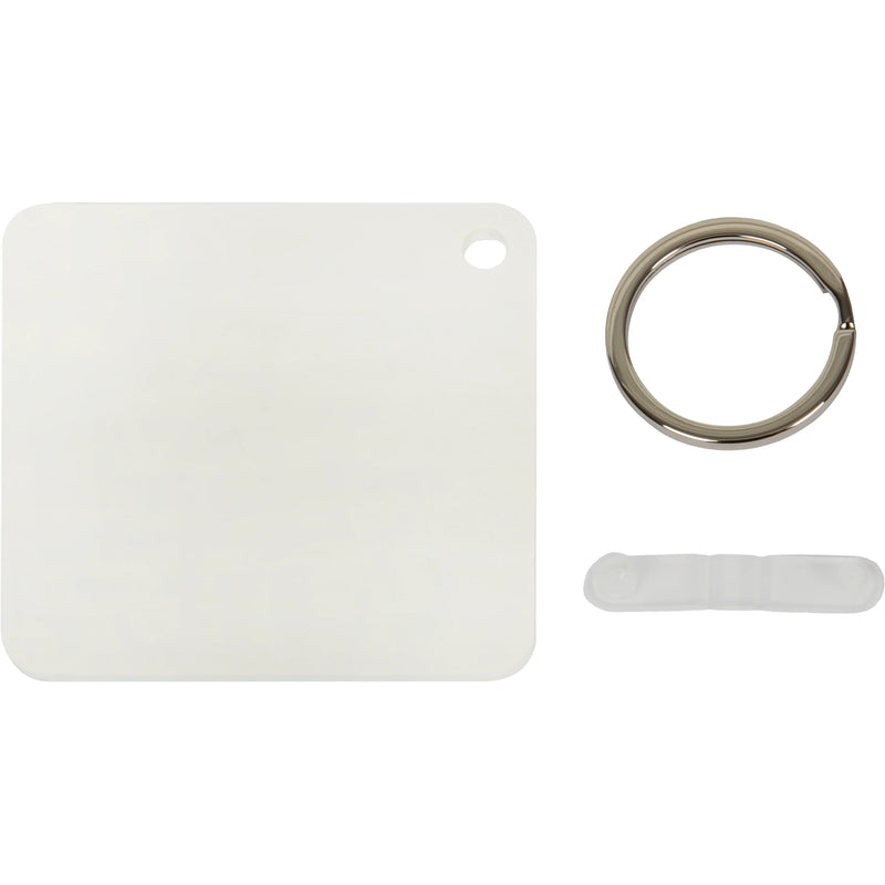 Personalisable Plastic Keyring-Square 5.7x5.7cm