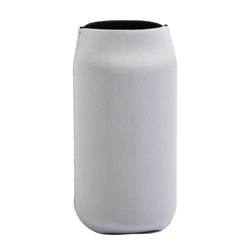 Gray Personalisable Neoprene Slim Can Cooler 12oz / 354.9ml Craft Basics