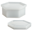 Urban Crafter Silicone Hexagon Storage Mold 9x8x3.7cm