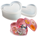 Urban Crafter Heart Box  Silicone Mold 8x7.2x3.7cm