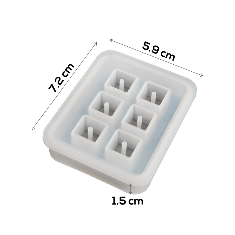 Urban Crafter Silicone Mold Beads - 12mm 7.2x5.9x1.5cm