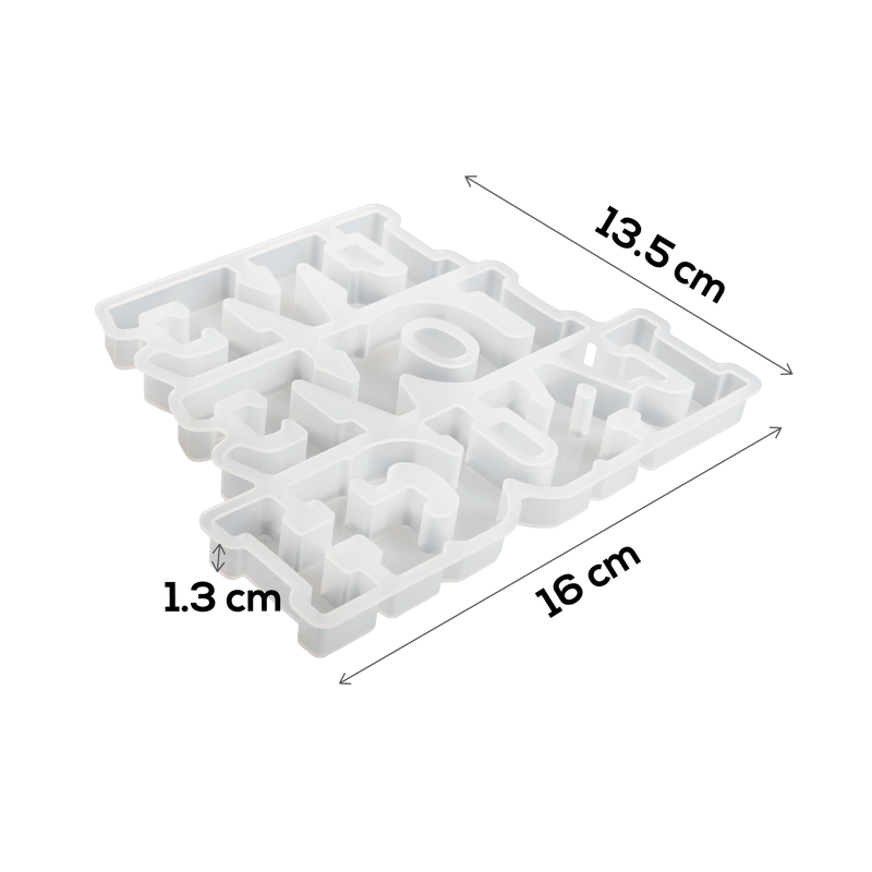 Urban Crafter Silicone words Mold 16x13x13.5cm - Live Love Laugh