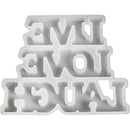 Urban Crafter Silicone words Mold 16x13x13.5cm - Live Love Laugh