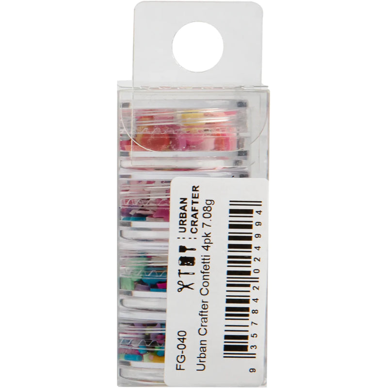 Urban Crafter Confetti 4pk 7.08g