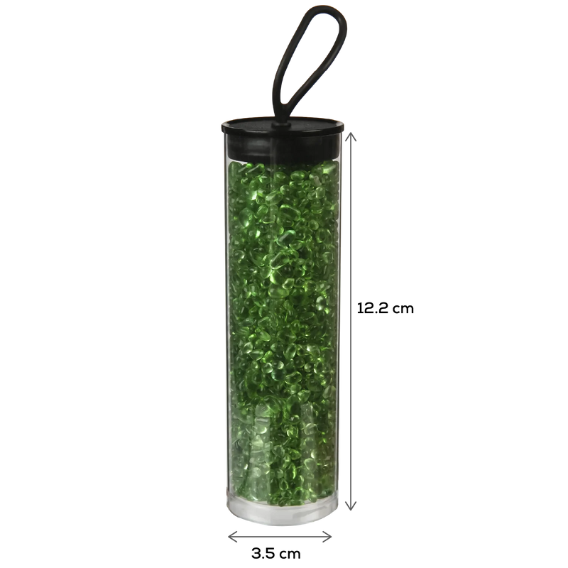 Urban Crafter Quartz Crush  Green glass 3-5mm 150g