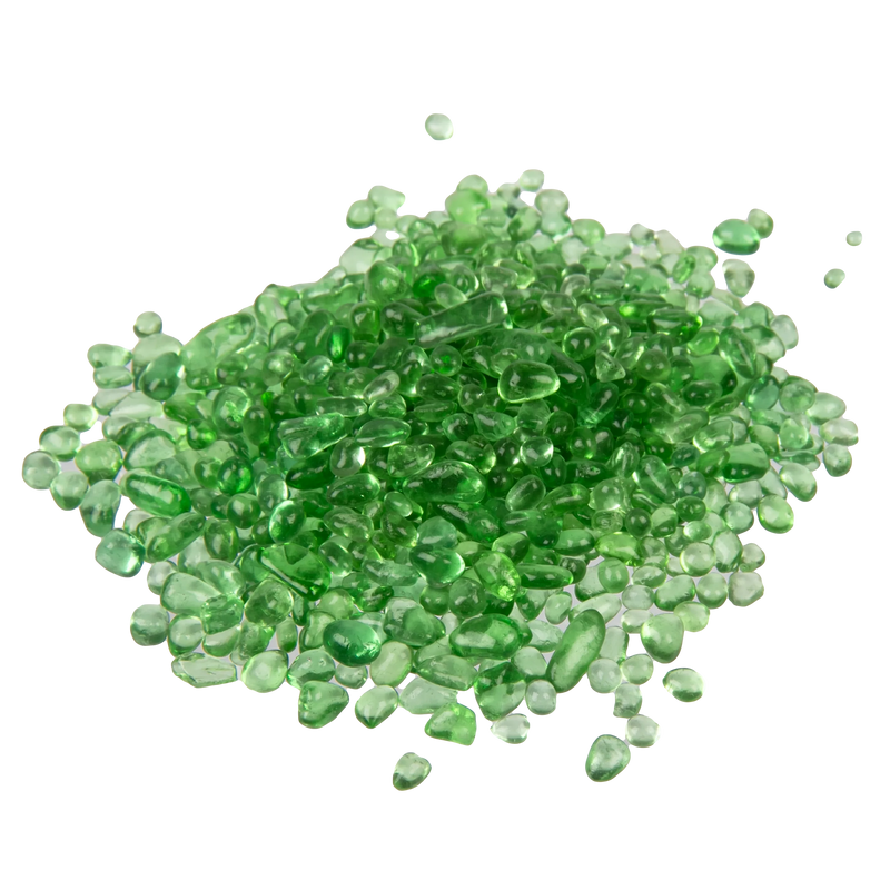Urban Crafter Quartz Crush  Green glass 3-5mm 150g