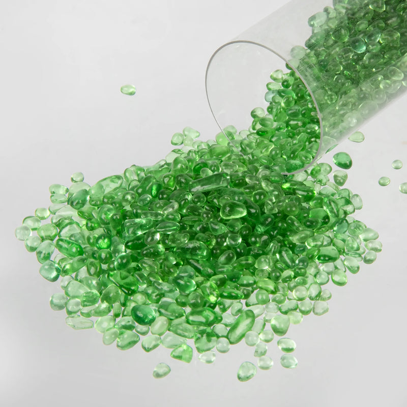 Urban Crafter Quartz Crush  Green glass 3-5mm 150g