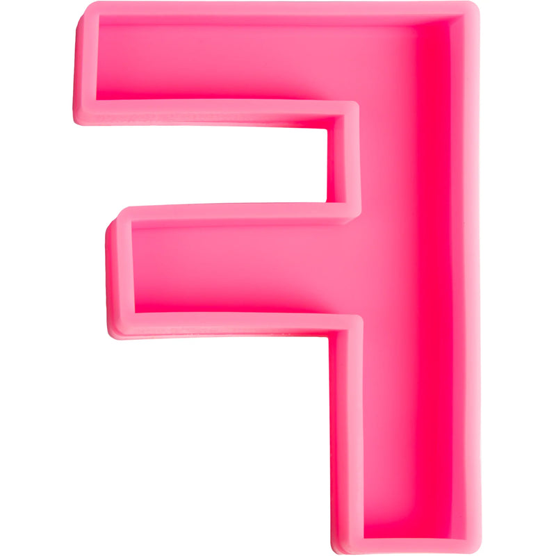 Urban Crafter - Large  Alphabet Silicone Mold  - F -Height:15.2cm