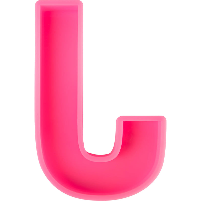 Urban Crafter - Large  Alphabet Silicone Mold  - J -Height:15.2cm
