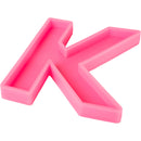 Urban Crafter - Large  Alphabet Silicone Mold  - K -Height:15.2cm