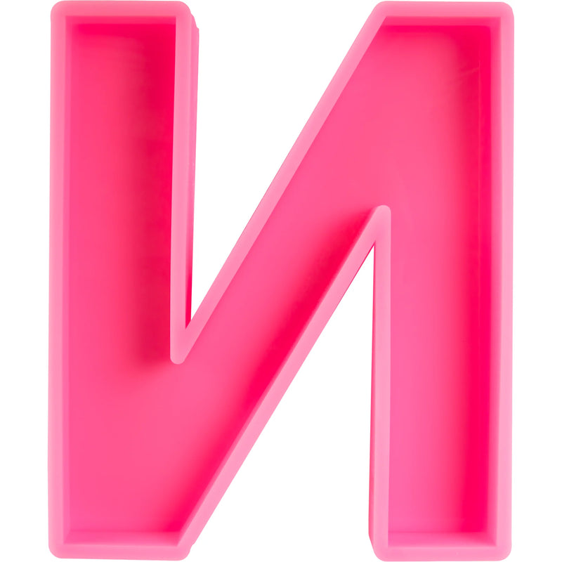 Urban Crafter - Large  Alphabet Silicone Mold  - N -Height:15.2cm