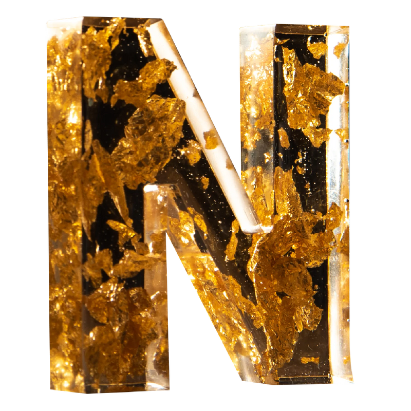 Urban Crafter - Large  Alphabet Silicone Mold  - N -Height:15.2cm