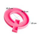 Urban Crafter - Large  Alphabet Silicone Mold  - Q -Height:15.2cm